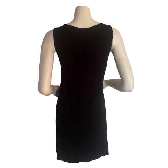 Ella Moss Colorblock Bodycon Midi Dress Sleeveless Black Gray Size S NWT - Picture 3 of 10